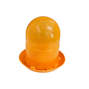oranžové krmítko pre kuriatka s objemom 2kg značky Gaun