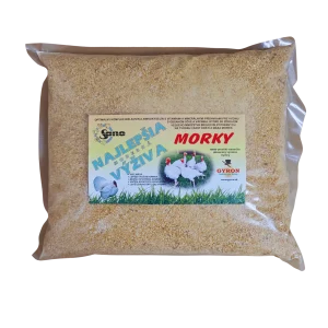 Doplnková výživa pre morky s vysokým obsahom bielkovín, aminokyselín a vitamínov. Podporuje rast, zdravie a operenie.
