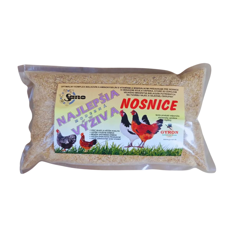 Vysoko-výživový doplnok pre nosnice – zlepšuje produkciu vajec, podporuje silnú imunitu a zdravé škrupiny.